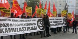 Tüm madenler işçi denetiminde kamulaştırılsın!