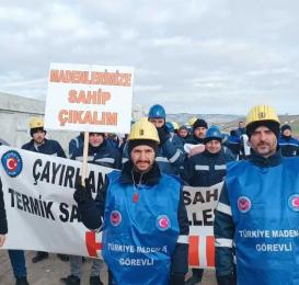 Çayırhan Termik Santrali işçileri özelleştirmeyi engellemek için Ankara’da!