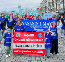 Grevden 1 Mayıs’a: Temel Conta işçisi alanda!