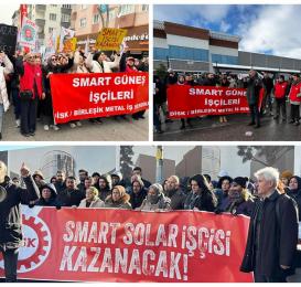 Smart Solar işçisi iş, aş, hürriyet mücadelesinin simgesi!