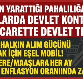 Savaşın faturası da emekçi halka çıkıyor! Faturayı zenginler ödesin!