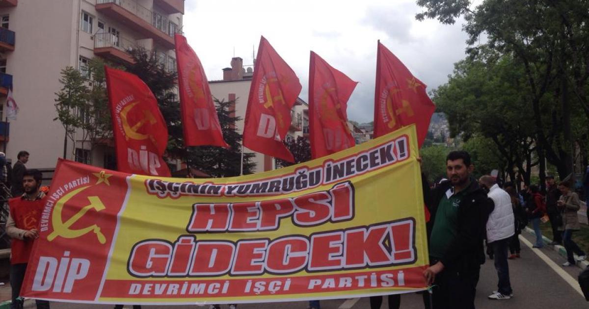 DİP, Bursa’da ilk 1 Mayıs’ını kutladı İşçinin yumruğu inecek, Hepsi