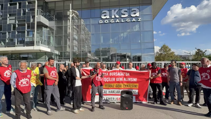 Aksa (Bursagaz) işçilerinin direnişi 100 günü devirdi: Zafere kadar mücadeleye devam!