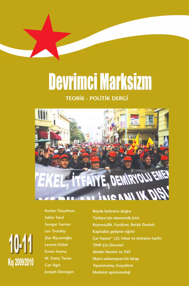 Devrimci Marksizm Sayı 10-11 kapağı