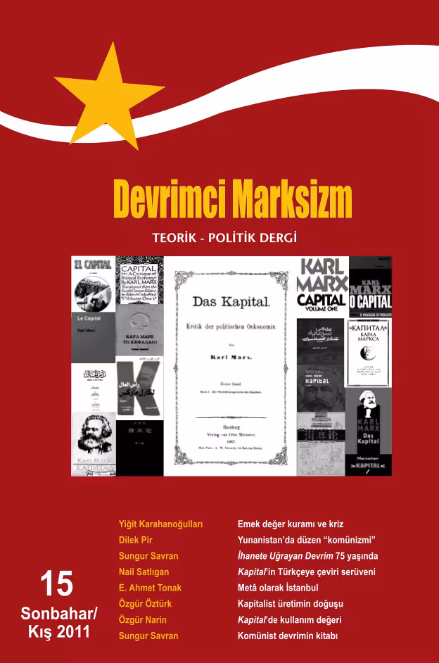 Devrimci Marksizm Sayı 15 kapağı