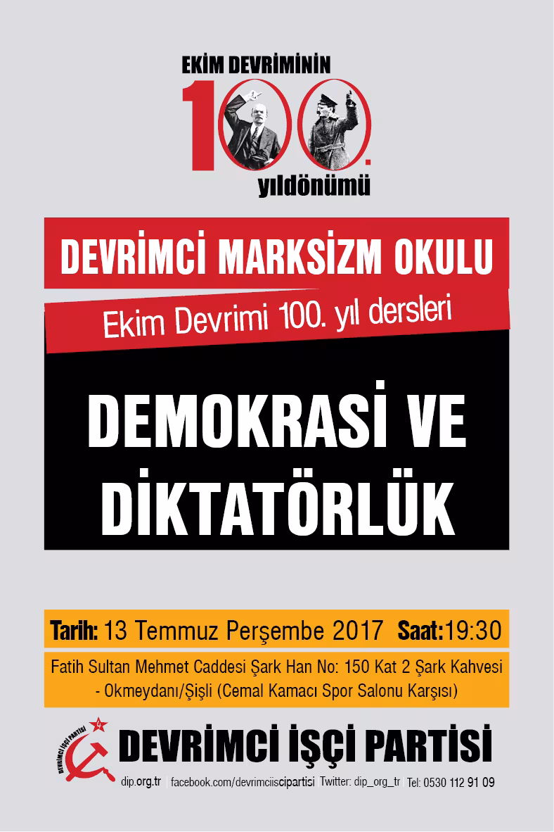 Devrimci Marksizm Okulu Ekim devrimi 100. yıl dersleri 2 kapağı
