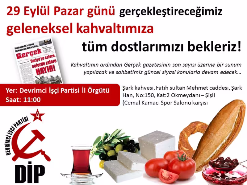 Geleneksel Gerçek Gazetesi Kahvaltısı - Eylül 2013 kapağı