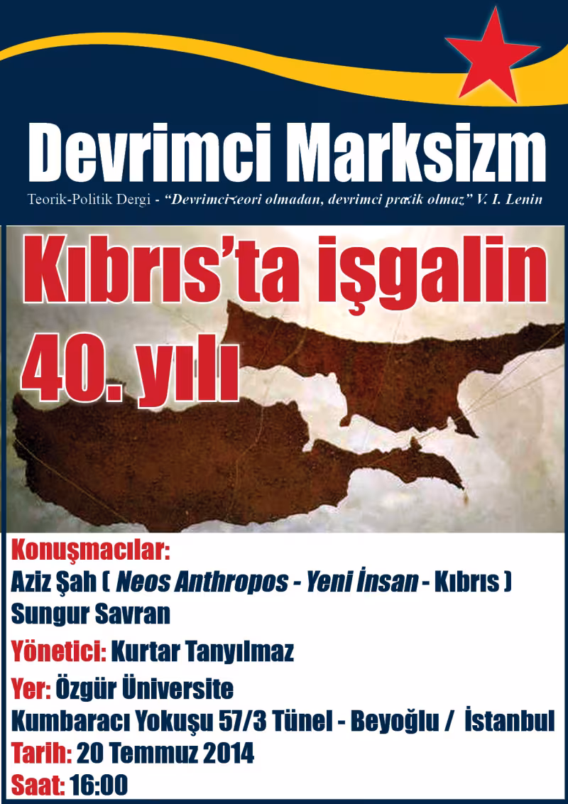 Kıbrıs'ta işgalin 40. yılı kapağı