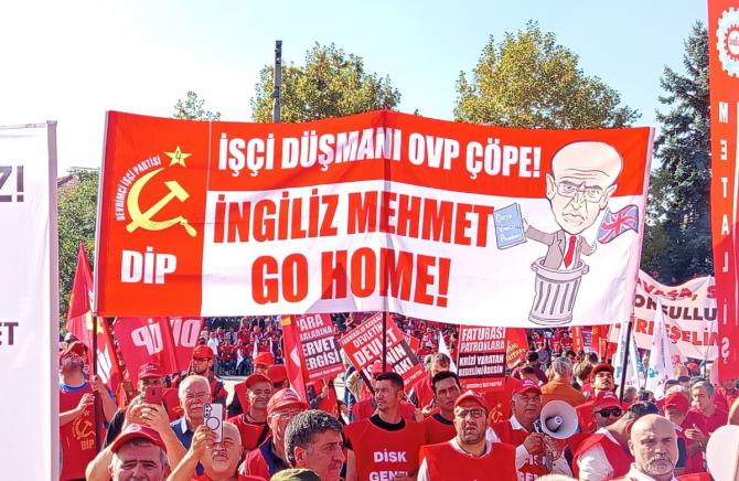 Uzlaşma yok! Sınıf kavgası var!