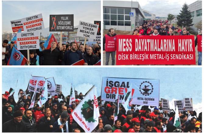 MESS’in sefalet dayatmasına geçit yok! Metal işçisi sadaka değil hakkını istiyor!