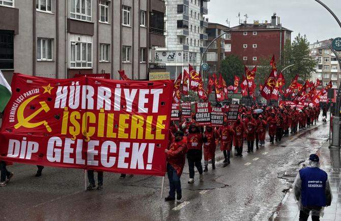 İşçi sınıfının başkentinden tüm Türkiye’ye: Hürriyet işçilerle gelecek!