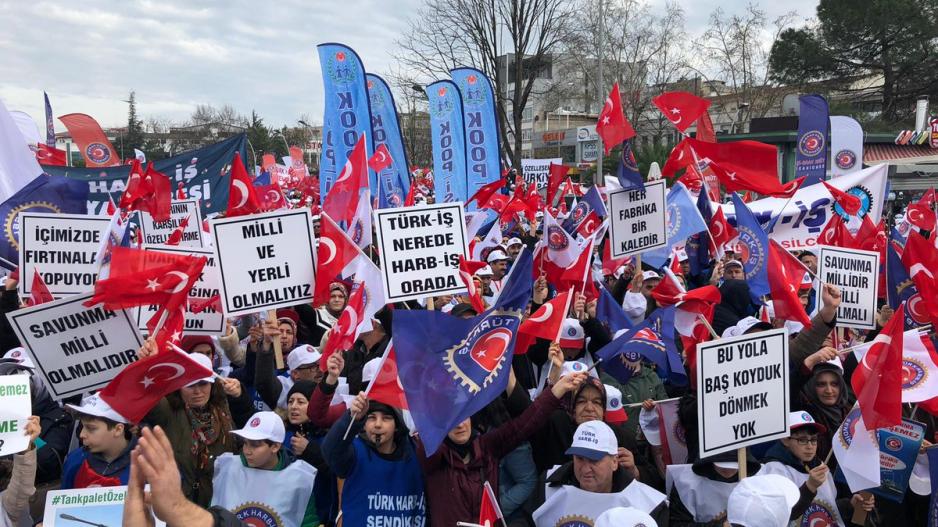 Tank Palet işçilerini şartname değil mücadele korur Tank Palet işçilerini şartname değil mücadele korur