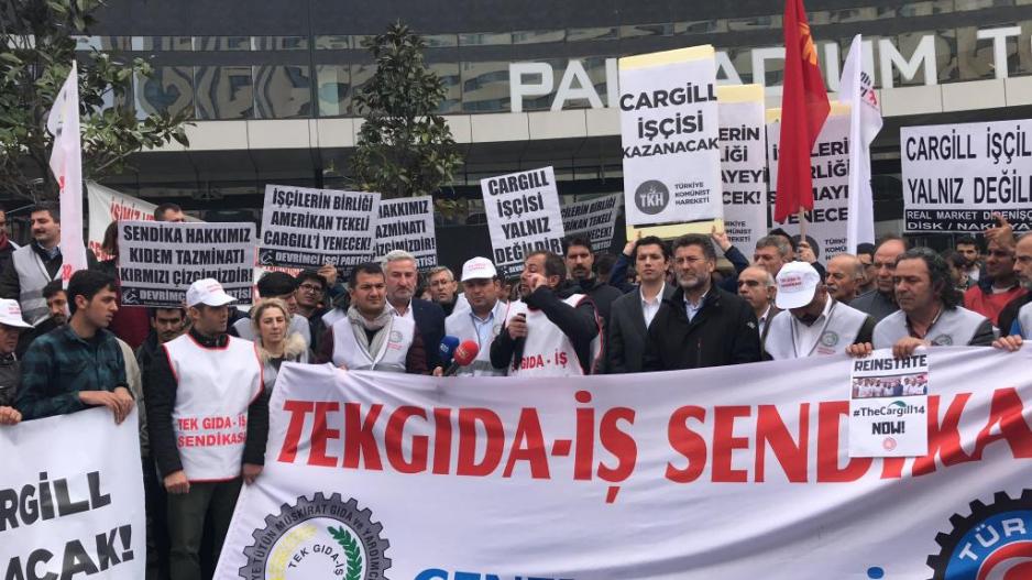 Cargill işçileri direnişin birinci yılında ilk günkü gibi kararlı