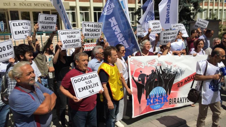 KESK iş bırakma Eskişehir