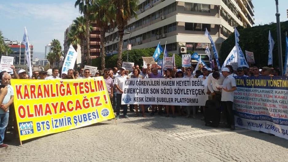 KESK iş bırakma İzmir