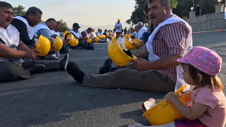 Soma madencilerinin mücadelesi haklarını alana kadar sürecek