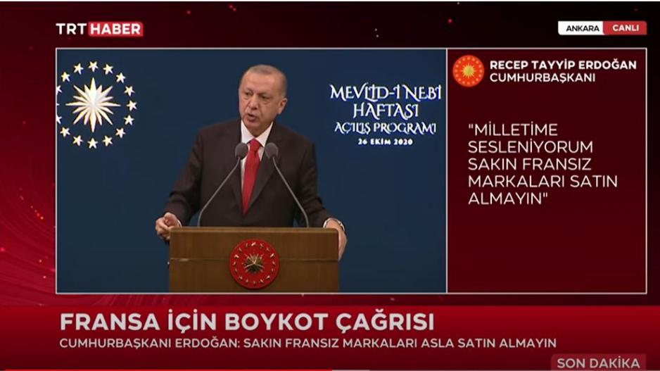 Erdoğan Fransız Malları boykot Erdoğan Fransız Malları boykot