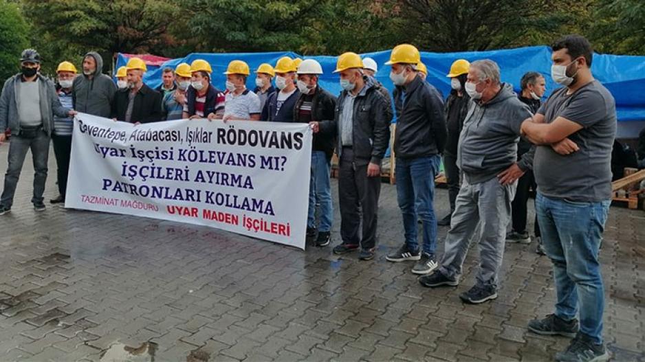 Madencilerde yılgınlık yok, mücadele var!