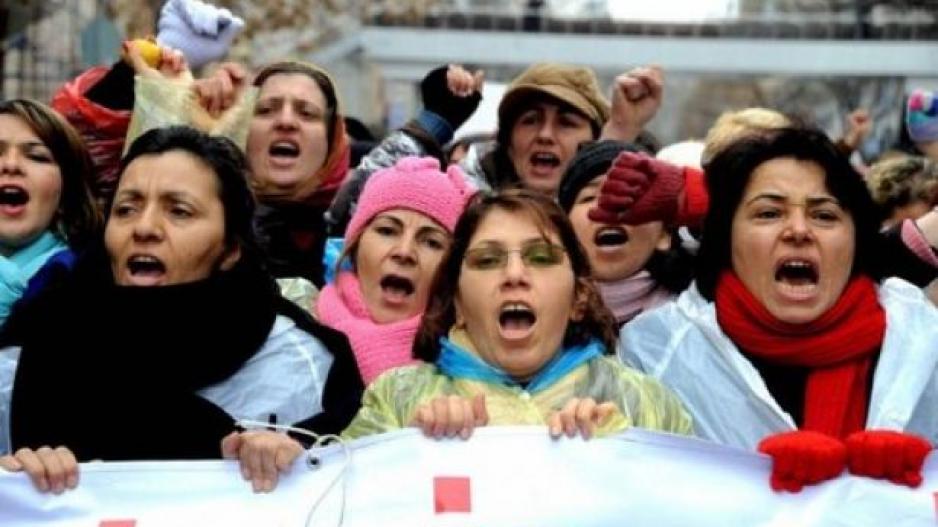 emekçi kadınlar en öne