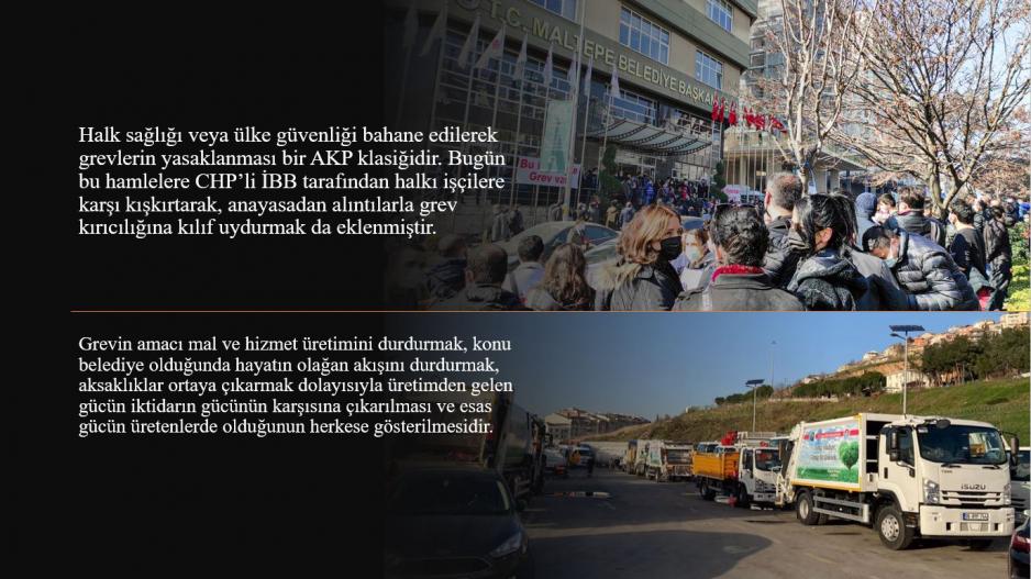 Hak aramak, insanca yaşamak için mücadele etmek değil grev kırıcılığı bir halk sağlığı sorunudur! Hak aramak, insanca yaşamak için mücadele etmek değil grev kırıcılığı bir halk sağlığı sorunudur!