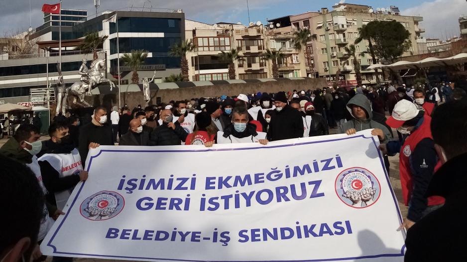 Menemen’de AKP-CHP çekişmesinin faturası belediye işçisine kesildi