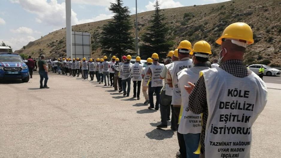 Uyar Madencilik işçilerine tazminatları ödenmeye başlandı