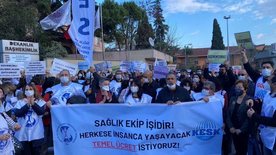 Sağlık emekçileri geçinemiyoruz dedi!