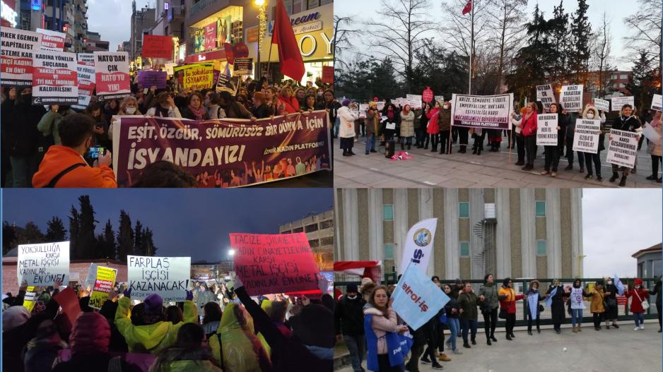 8 Mart’ta emekçi kadınlar en önde! 8 Mart’ta emekçi kadınlar en önde!