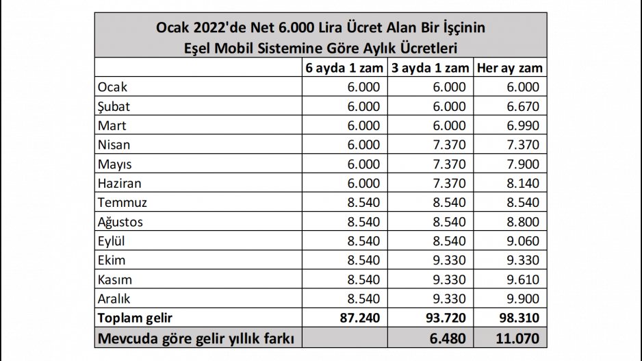 Aylık enflasyon zammı olsa asgari ücretli yıllık 10 bin lira fazla kazanır: Enflasyon hırsızlığına karşı eşel mobil şart!