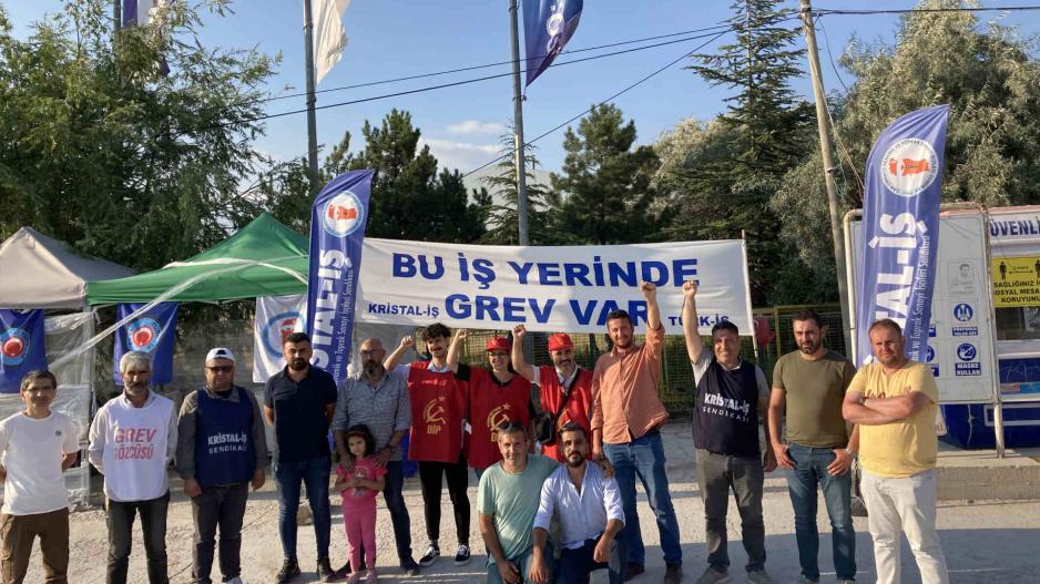 Atışkan Yapı grevi kararlılıkla sürüyor