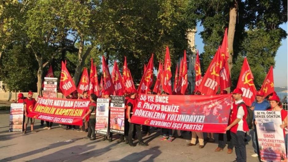 Devrimci İşçi Partisi Dolmabahçe eylemi 6.Filo Devrimci İşçi Partisi Dolmabahçe eylemi 6.Filo