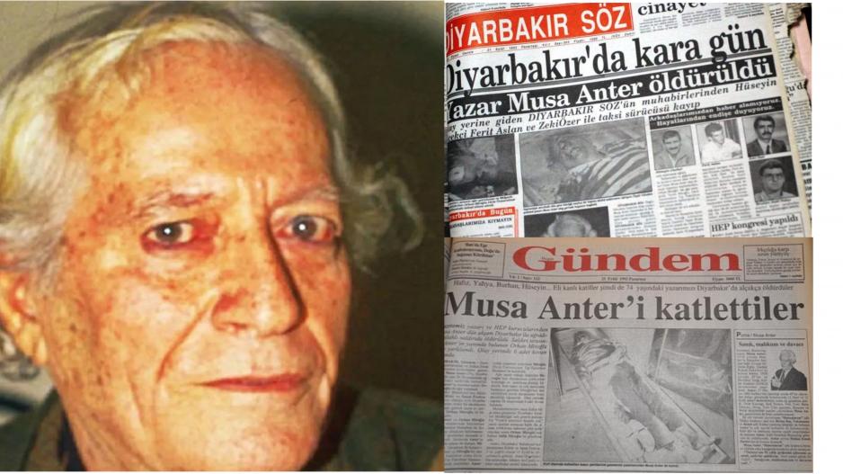 Musa Anter cinayetinin faili bellidir! Gerçekler zaman aşımına uğramaz! Musa Anter cinayetinin faili bellidir! Gerçekler zaman aşımına uğramaz!