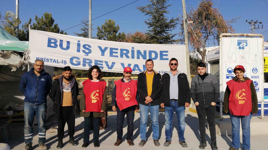 Atışkan Yapı işçilerinin grevi kararlılıkla devam ediyor!