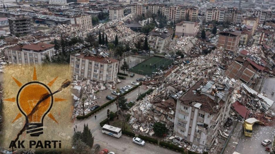 AKP deprem üzerine geldi enkaz altında bırakıp gidiyor