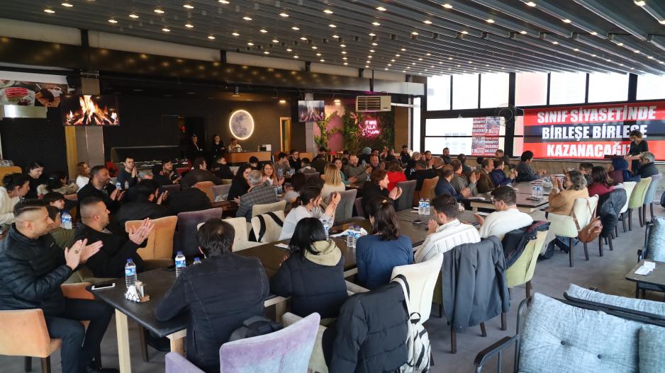 İşçiler Gerçek gazetesi okur toplantısında buluştu: Emeğin gücü paranın gücünü er ya da geç yenecek! Hürriyet işçilerle gelecek!