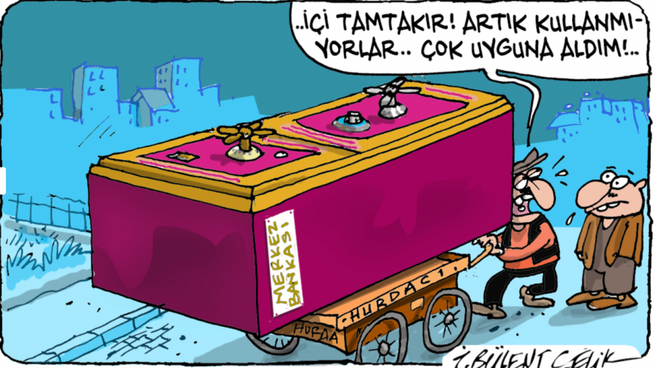 Merkez Bankası Karikatür Merkez Bankası Karikatür
