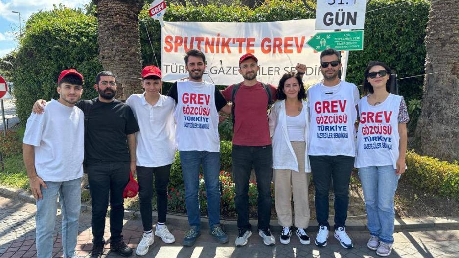 Sputnik Türkiye Basın Emekçileri Grevde Sputnik Türkiye Basın Emekçileri Grevde