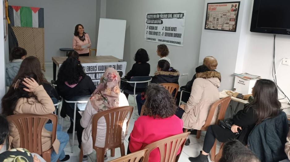 Kadına Yönelik Şiddetle Mücadele Günü’nde emekçi kadınlar İstanbul İkitelli’de buluştu