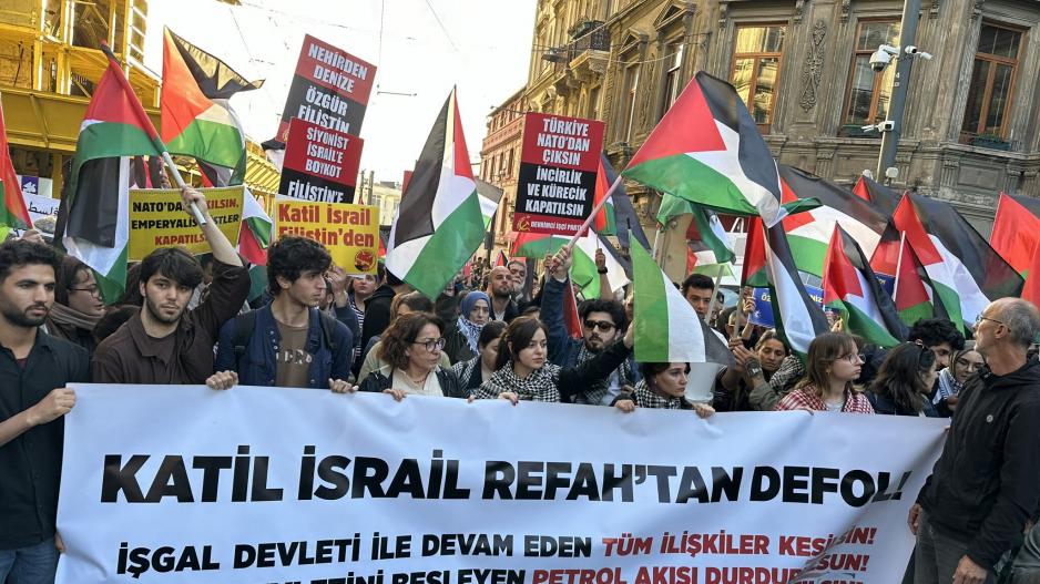 Nekbe’nin 76. yılında soykırıma değil direnişe destek olmak, ardından da İsrail’in Refah’a saldırısını kınamak için alanlardaydık