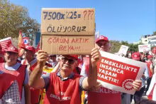 Emekli “yalandan müjdeler” değil hakkını istiyor: Emekli maaşları en az asgari ücret olsun! SGK işçi yönetimine!