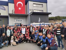 Tarkett grevi ilk günkü inanç ve azimle devam ediyor!