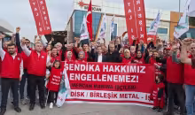 Mercan Makina’da sendika düşmanlığına karşı 35 işçi direnişte!