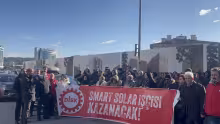 Smart Solar’da grev kırıcılığa karşı eylemler grev çadırını aşıyor, memleketin dört bir yanına yayılıyor!