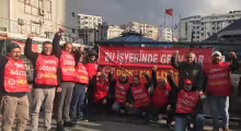Tüvtürk’te grev kırıcılığa rağmen greve devam!