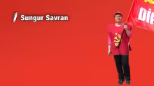 Sevda Alyakut, DİP bayrağı ile