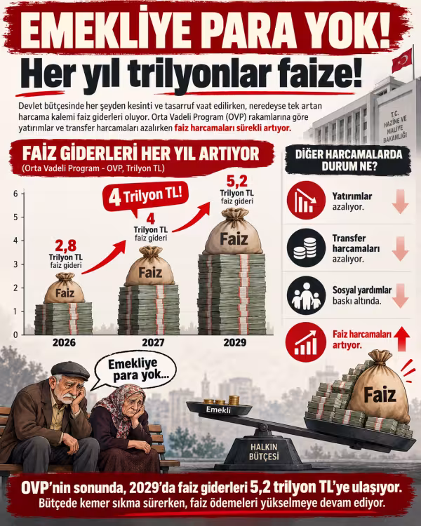 İngiliz Mehmet emperyalizme hizmete ve emekçi halka düşmanlığa devam ediyor! Orta Vadeli Program’a faiz ve özelleştirme damgası